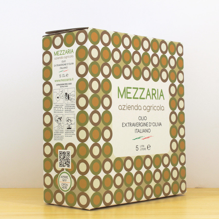 Bag in box 5 litri olio extravergine di oliva istruzioni - Mezzaria - Puglia - Shop online