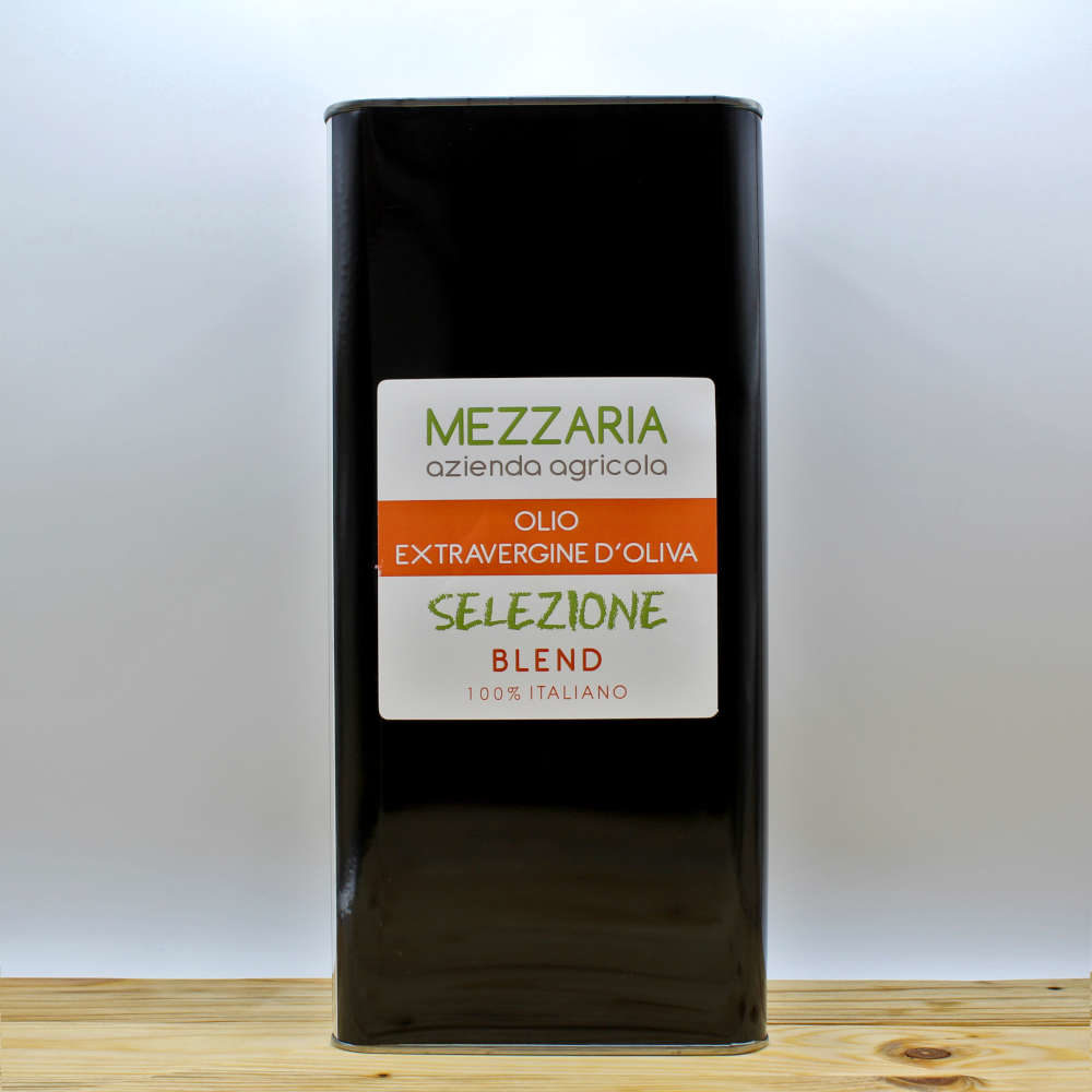 Olio extravergine d'oliva - Selezione Blend - latta 5L - Mezzaria Azienda Agricola